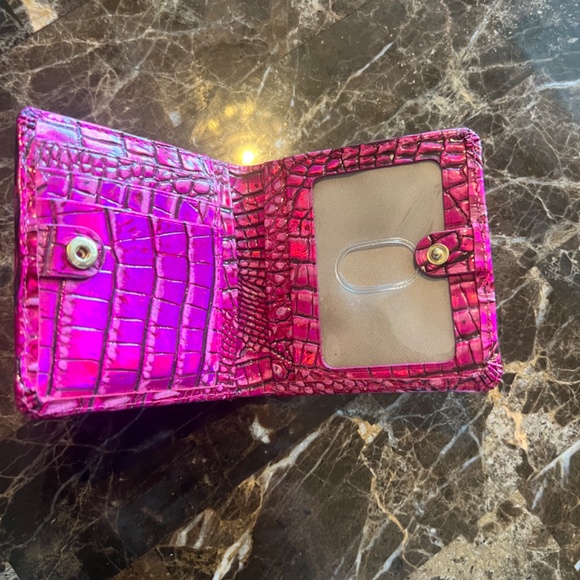 Brahmin Melbourne Jane Bifold Hot Pink Fuchsia - Picture 3 of 3